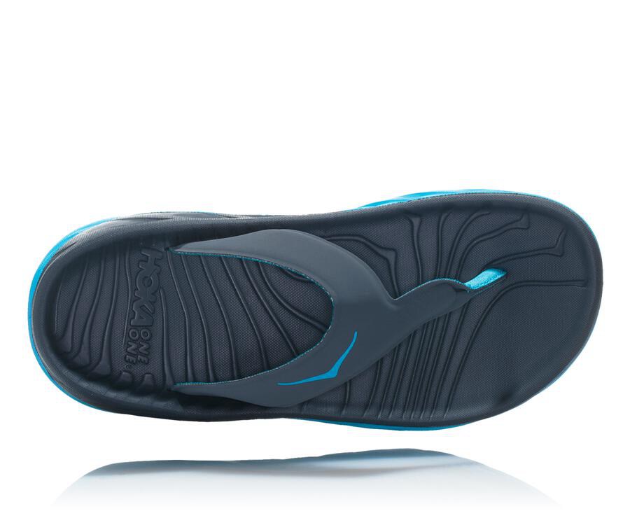 Hoka One One Sandalet Kadın Lacivert - Ora Recovery Flip - XG8516379